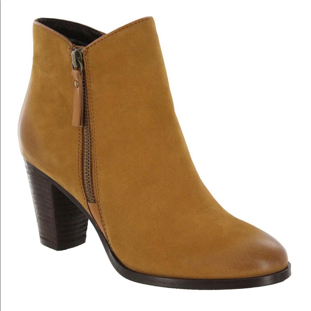 NEW MIA Maddock Booties 7.5 Rust Leather